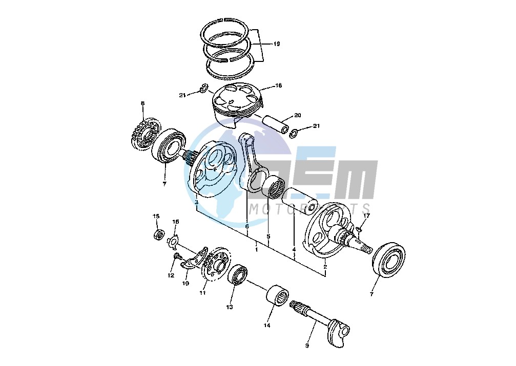 CRANKSHAFT PISTON