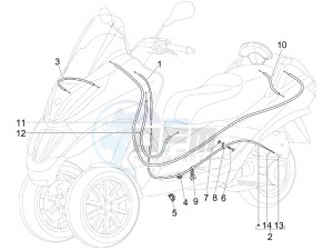 MP3 125 ie Touring drawing Transmissions