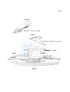 JT 1500 A [STX-15F] (A6F-A9F) A9F drawing DECALS-- RED- --- A9F- -