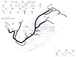 SPRINT 150 4T 3V IE ABS E3 (EMEA) drawing Main cable harness