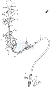 LT-F400 (P24) drawing SHIFT LEVER