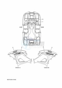 YFM450FWBD KODIAK 450 EPS (BEYK) drawing GRAPHICS