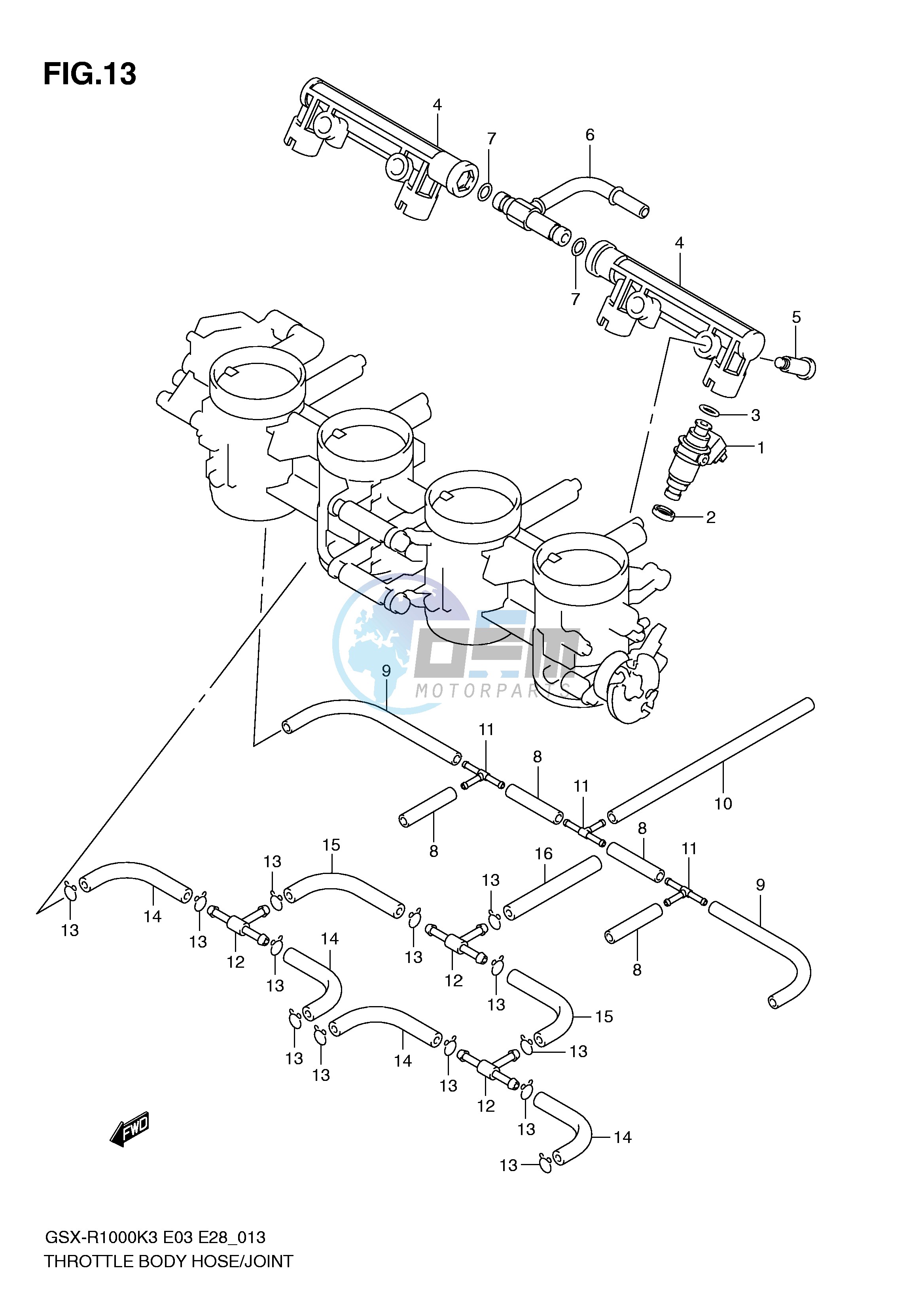 THROTTLE BODY HOSE JOINT