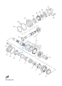 FJR1300A FJR1300-A FJR1300A ABS (B888) drawing MIDDLE DRIVE GEAR