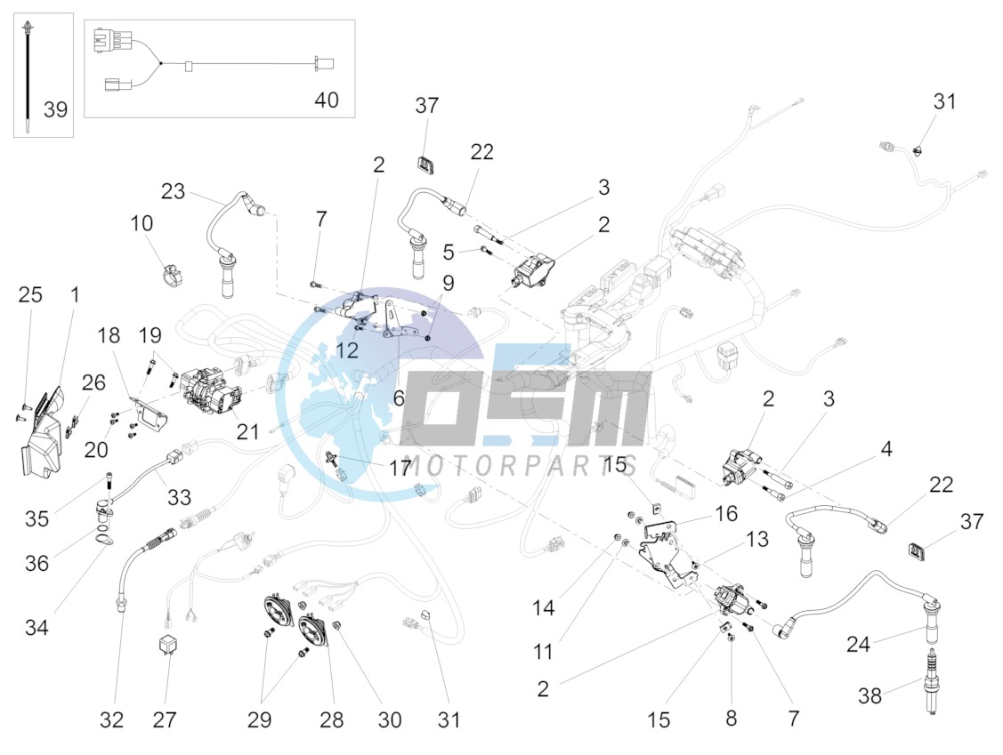 Front electrical system