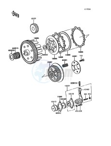 KE 100 B [KE100] (B11-B15) [KE100] drawing CLUTCH