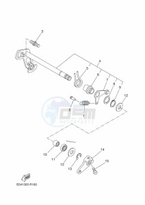 XTZ690 TENERE 700 (BNW1) drawing SHIFT SHAFT