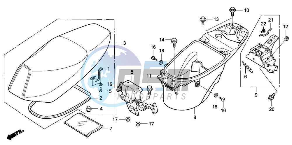 SEAT/LUGGAGE BOX