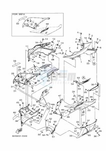 YZF320-A YZF-R3 (B2XF) drawing COWLING 1