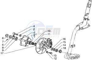 Hexagon 125 GT drawing Disc brake