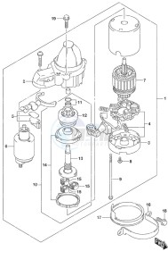 DF 60A drawing Starting Motor