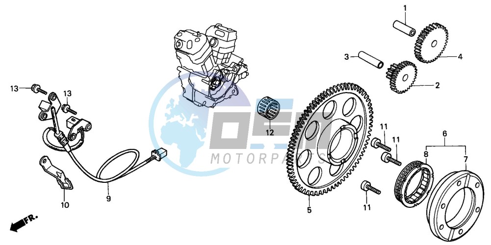 PULSE GENERATOR/ STARTING CLUTCH