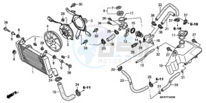 NT700VA F drawing RADIATOR