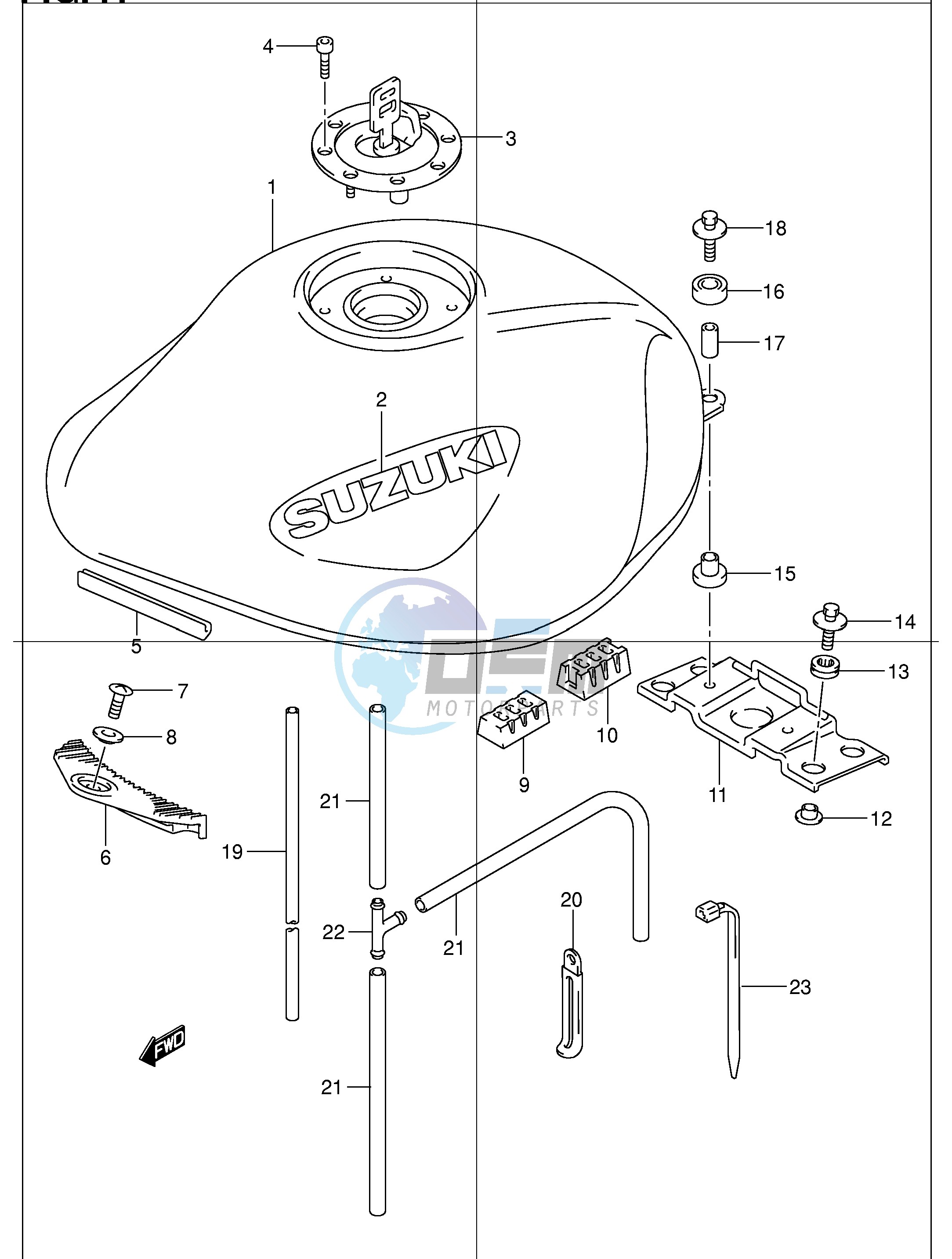 FUEL TANK (MODEL K1)