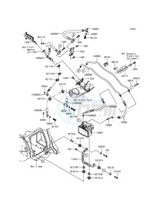 ZZR1400 ABS ZX1400FFFA FR GB XX (EU ME A(FRICA) drawing Brake Piping