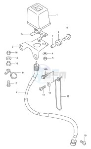 RMX250 (E1) drawing TRIP METER