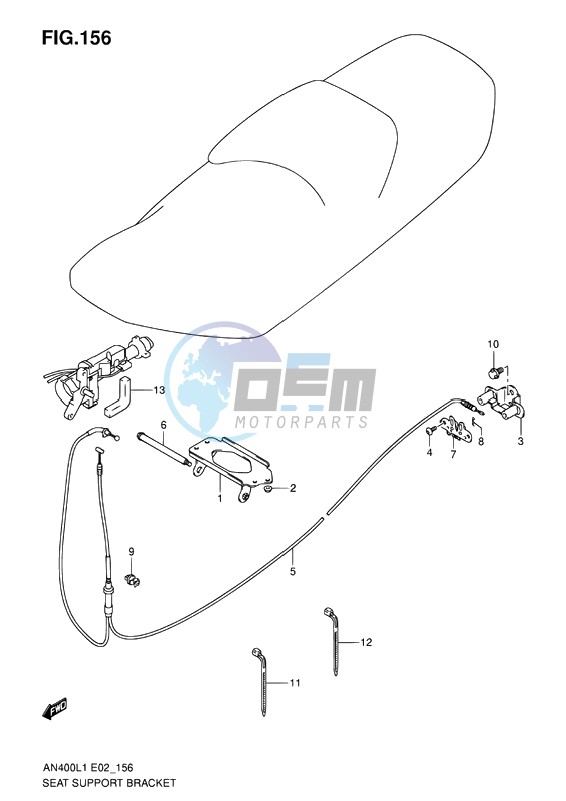 SEAT SUPPORT BRACKET