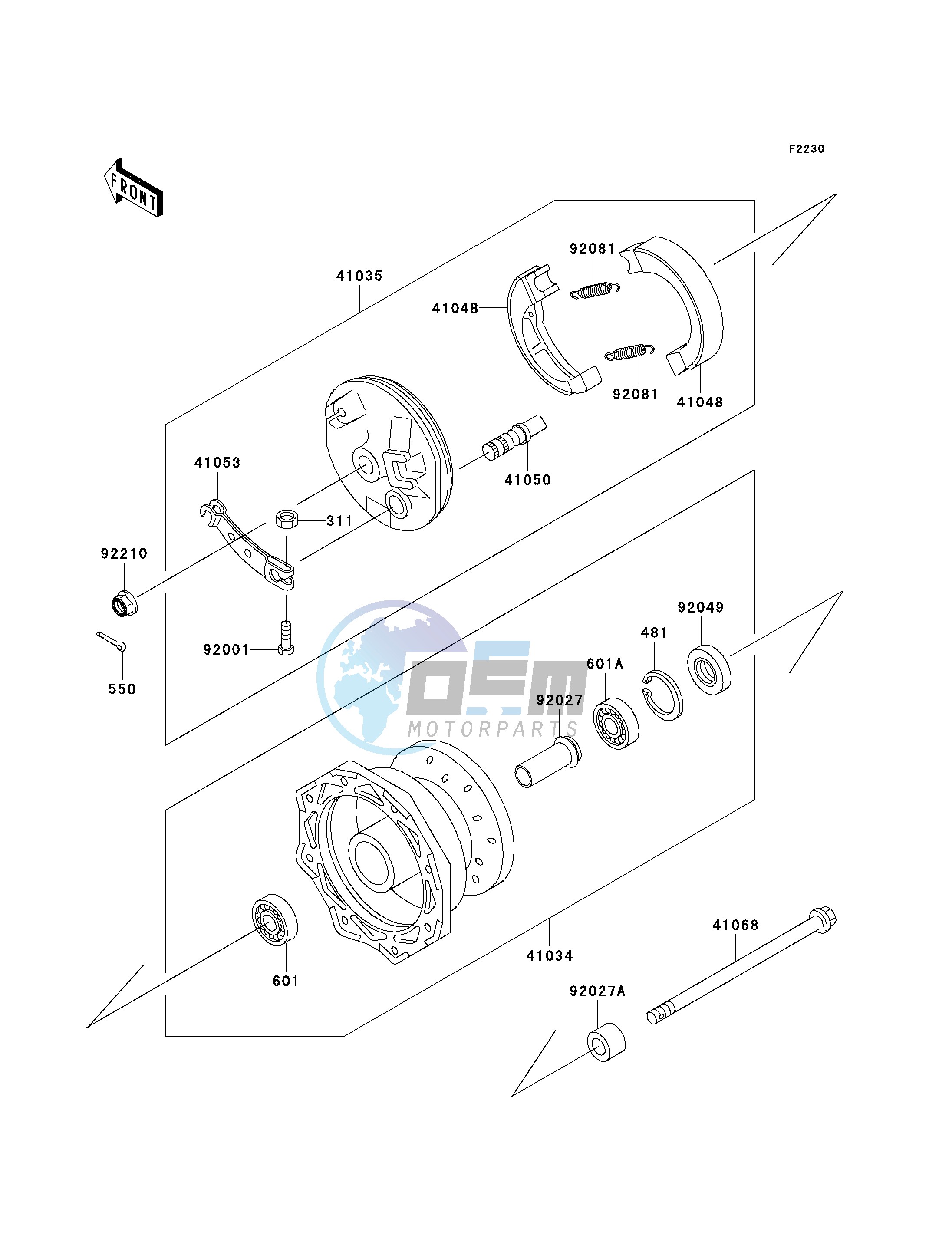 FRONT HUB