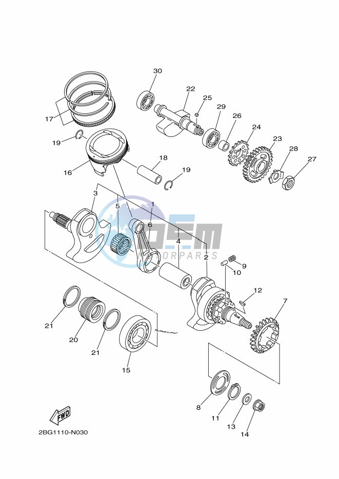 CRANKSHAFT & PISTON