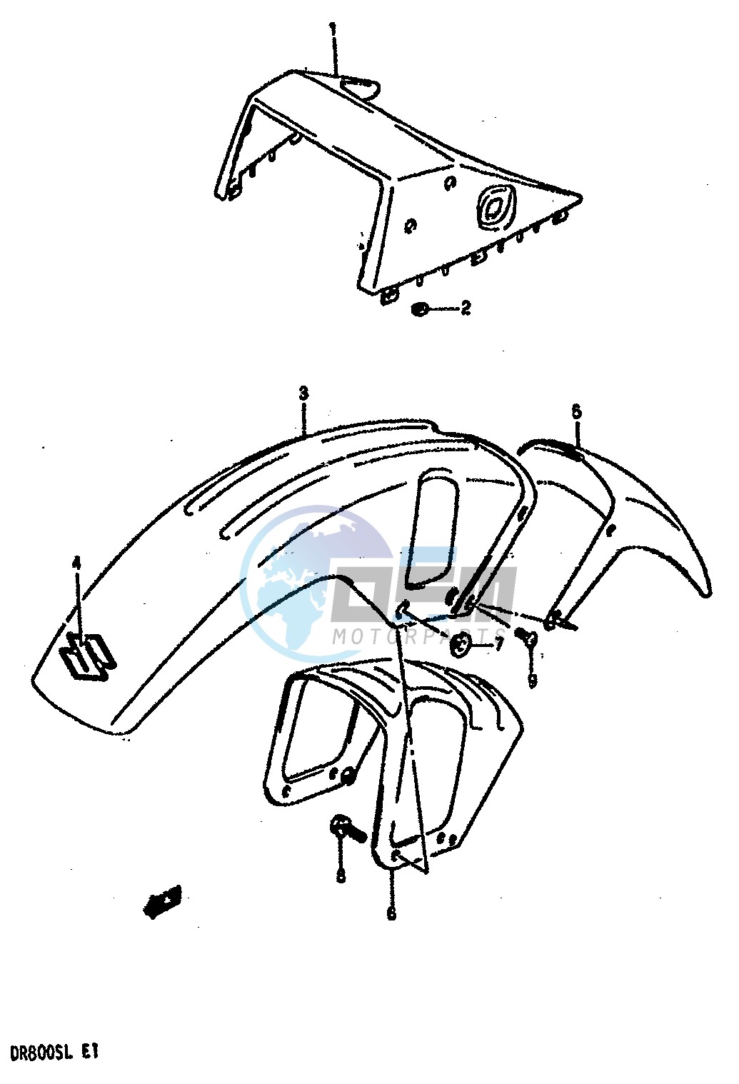 HEADLAMP HOUSING-FRONT FENDER