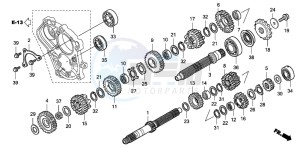 CBF1000T drawing TRANSMISSION