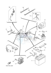 YFM90R (43DB 43DC 43DA 43DA) drawing ELECTRICAL 1