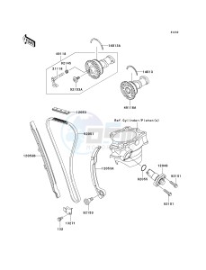 KX 250 W [KX250F MONSTER ENERGY] (W9FA) W9F drawing CAMSHAFT-- S- -_TENSIONER