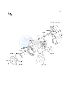 VN 2000 G [VULCAN 2000] (8F-9F) G8F drawing CHAIN COVER