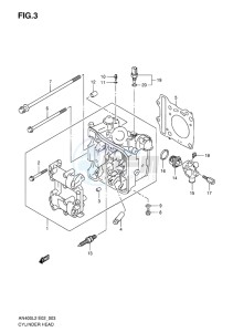 AN400 ABS BURGMAN EU drawing CYLINDER HEAD