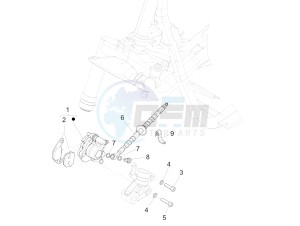 NRG POWER DT 50 drawing Brakes pipes - Calipers