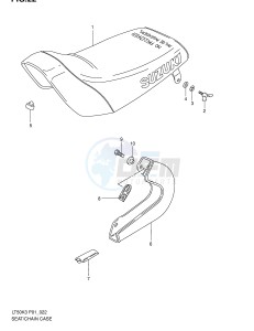 LT50 (P1) drawing SEAT - CHAIN CASE