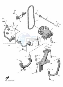 YZF1000W-B YZF-R1 (B3L9) drawing OIL PUMP