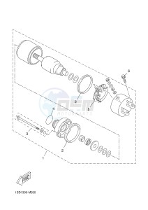 YPR400RA XMAX 400 ABS EVOLIS 400 ABS (1SD9) drawing STARTING MOTOR