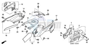 TRX680FA9 Australia - (U) drawing BODY COVER