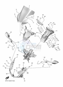 NIKEN GT MXT890D (BFD3) drawing COWLING 1