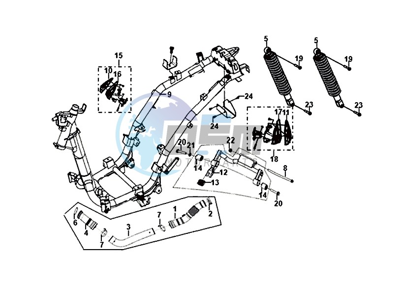 FRAME / ENGINE MOUNT