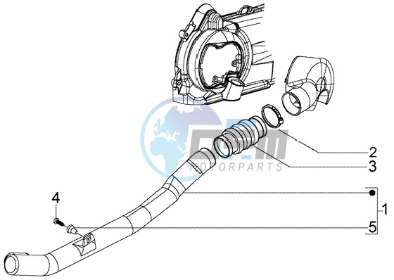 Belt cooling tube