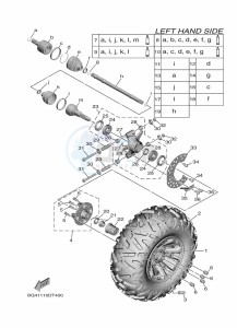 YXE850EN YXE85WPAK (B8K5) drawing REAR WHEEL