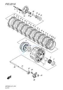 GSR750Z ABS EU drawing CLUTCH