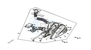 SYMPHONY ST 125 drawing AIRFILTER