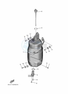 YXF850E YX85FPAN (BARK) drawing OIL TANK