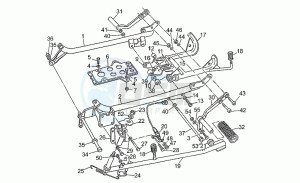 850 T5 Polizia - CC - PA - NC Polizia/CC/PA/NC drawing Foot rests - lateral stand