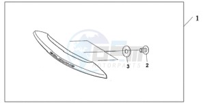 GL1800A Australia - (U) drawing TRUNK HANDLE