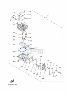 E15DMHL drawing CARBURETOR