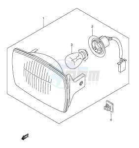 LT-F160 (P24) drawing HEADLAMP