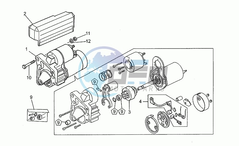 Valeo starter motor