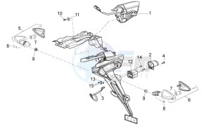 SXV 450-550 Street Legal drawing Tail light