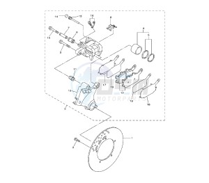 FZ8-S 800 drawing REAR BRAKE CALIPER