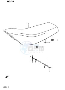 LT125 (E3) drawing SEAT