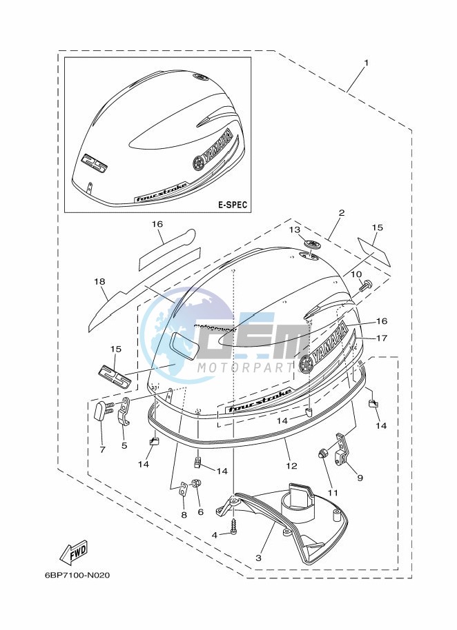 TOP-COWLING